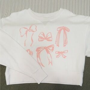 New chicka-d sweater with pink bows